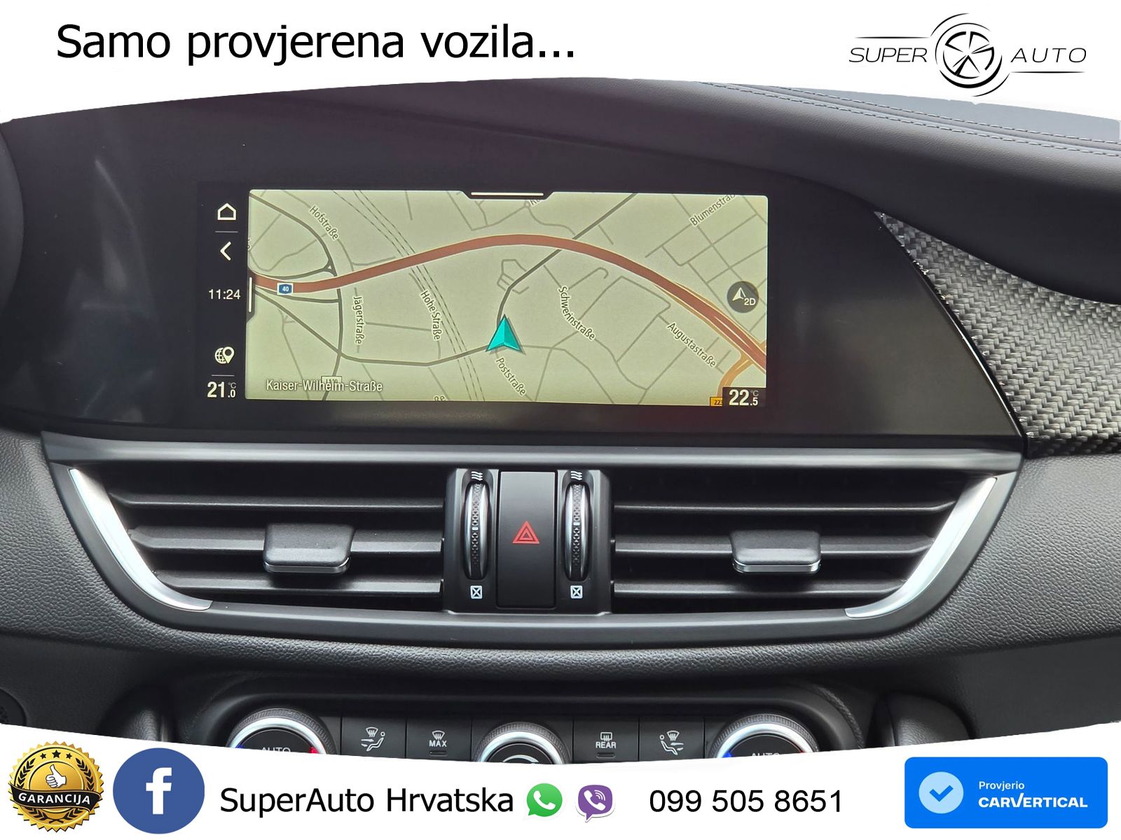 Alfa Romeo Giulia Quadrifoglio 2.9 V6 Bi-Turbo (520 KS) Automatic LED+GR SJED+ACC