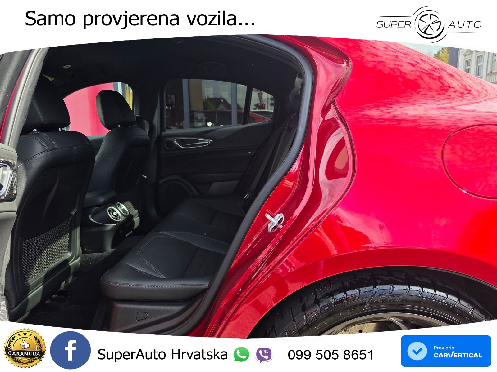 Alfa Romeo Giulia Quadrifoglio 2.9 V6 Bi-Turbo (520 KS) Automatic LED+GR SJED+ACC