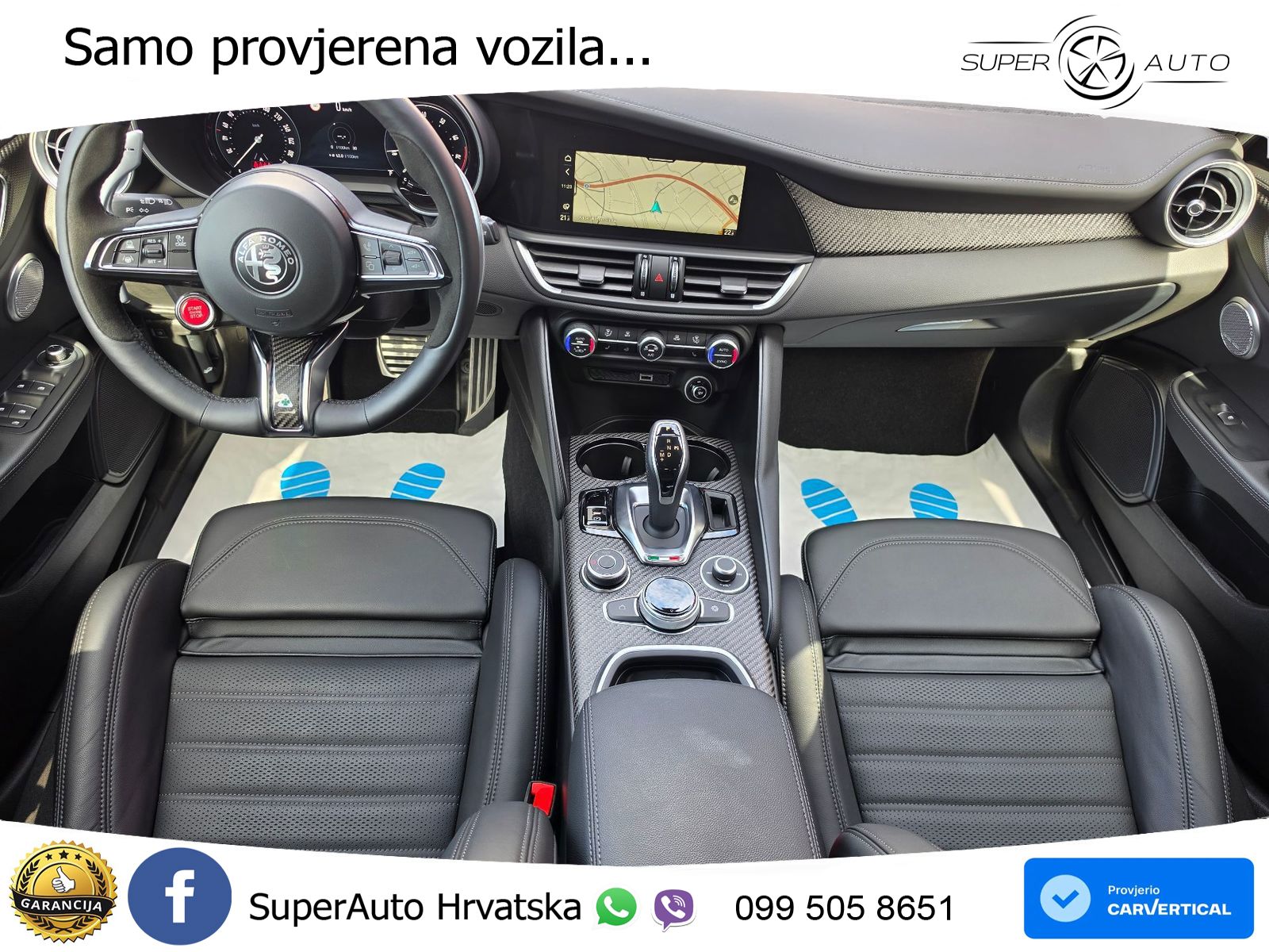 Alfa Romeo Giulia Quadrifoglio 2.9 V6 Bi-Turbo (520 KS) Automatic LED+GR SJED+ACC