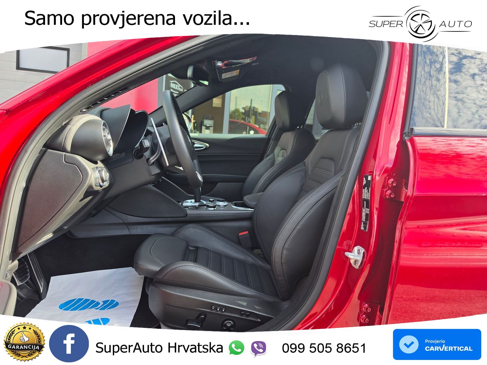 Alfa Romeo Giulia Quadrifoglio 2.9 V6 Bi-Turbo (520 KS) Automatic LED+GR SJED+ACC