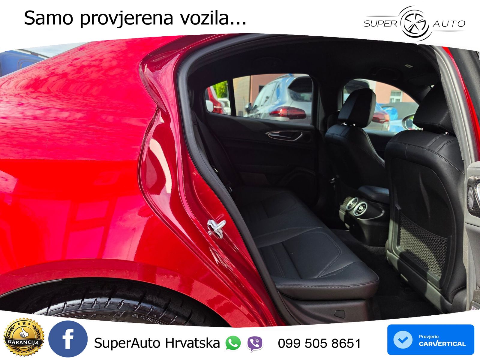 Alfa Romeo Giulia Quadrifoglio 2.9 V6 Bi-Turbo (520 KS) Automatic LED+GR SJED+ACC