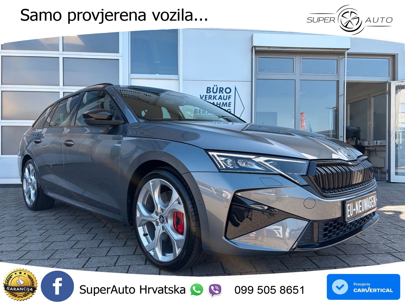 Škoda Octavia Combi RS 2.0 TSI (265 KS) DSG MATRIX+GR SJED+KAM