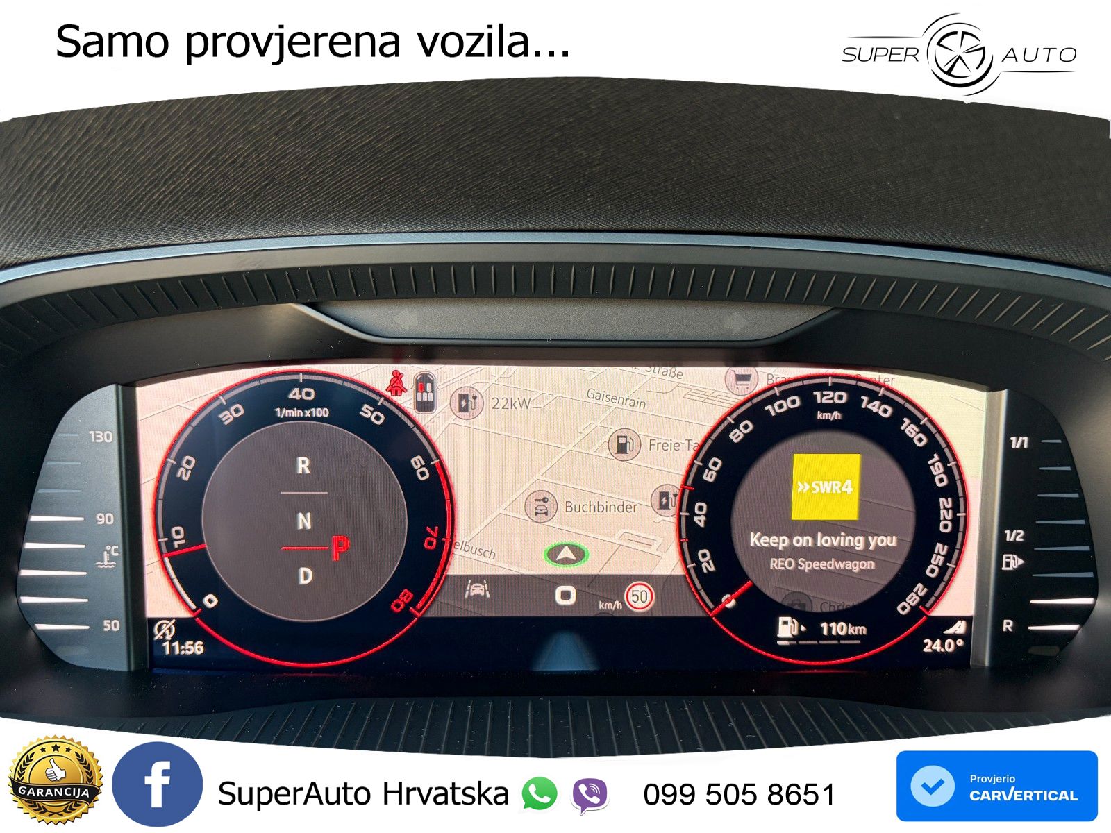 Škoda Octavia Combi RS 2.0 TSI (265 KS) DSG MATRIX+GR SJED+KAM