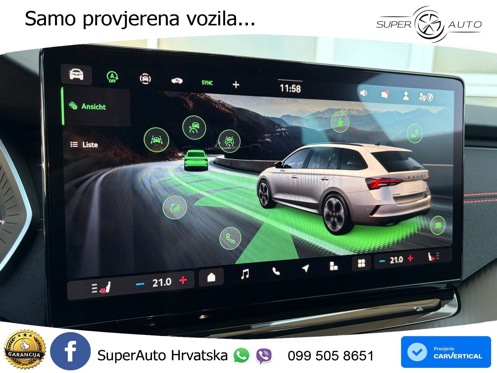 Škoda Octavia Combi RS 2.0 TSI (265 KS) DSG MATRIX+GR SJED+KAM