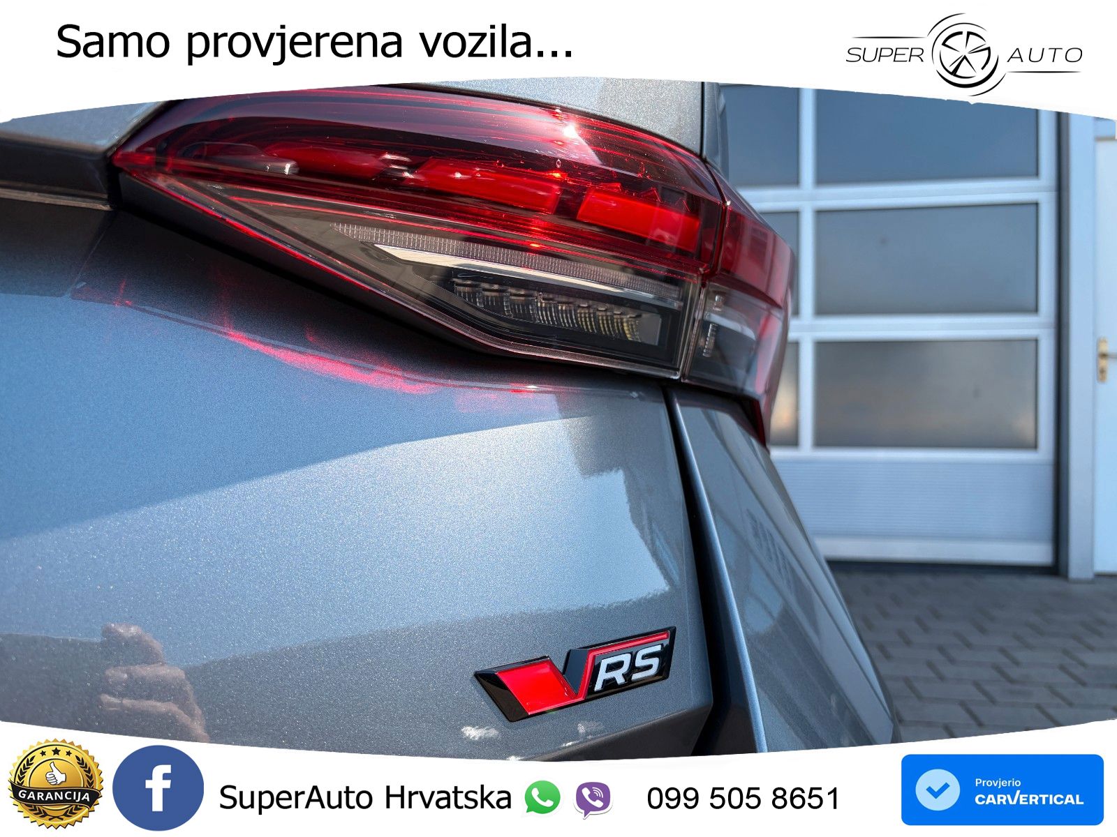 Škoda Octavia Combi RS 2.0 TSI (265 KS) DSG MATRIX+GR SJED+KAM