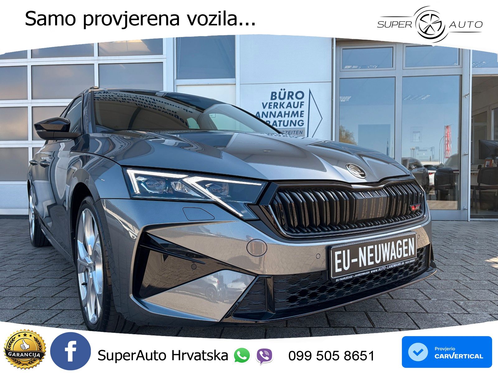 Škoda Octavia Combi RS 2.0 TSI (265 KS) DSG MATRIX+GR SJED+KAM