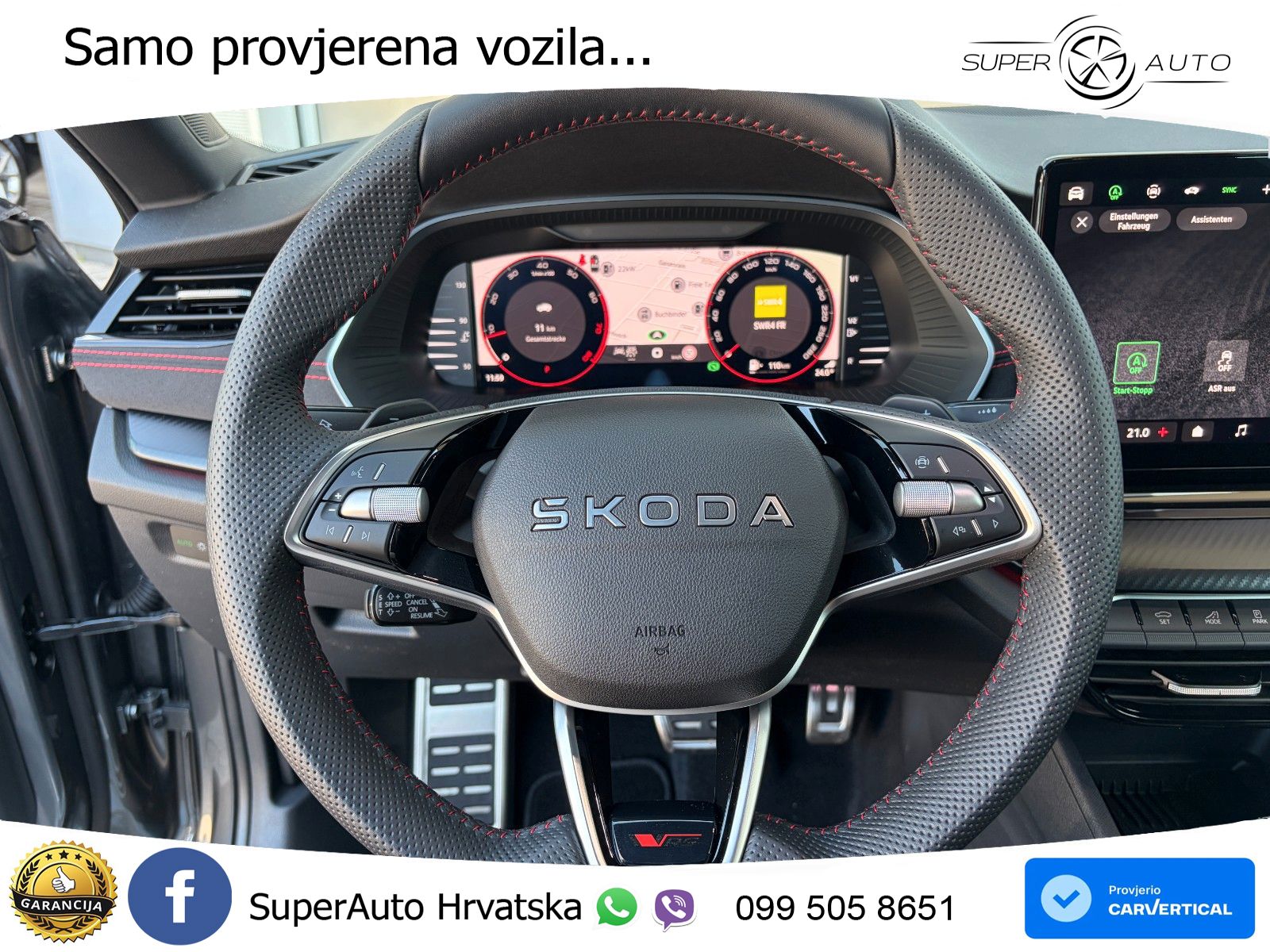 Škoda Octavia Combi RS 2.0 TSI (265 KS) DSG MATRIX+GR SJED+KAM