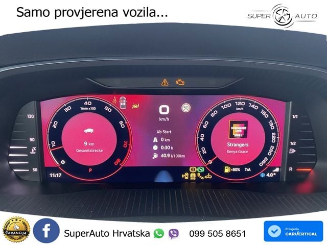 Škoda Octavia Combi RS 2.0 TSI (265 KS) DSG MATRIX+GR SJED+KAM