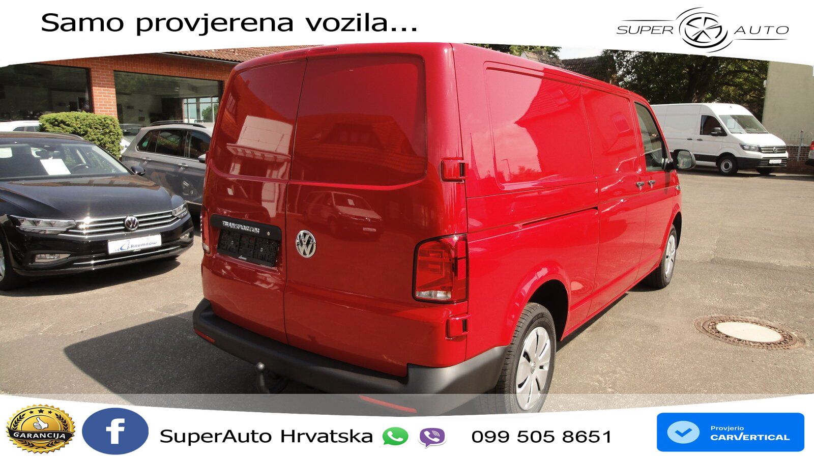 Volkswagen T6.1 Transporter Kasten LR 2.0 TDI 6-G LED+AHK 150 KS