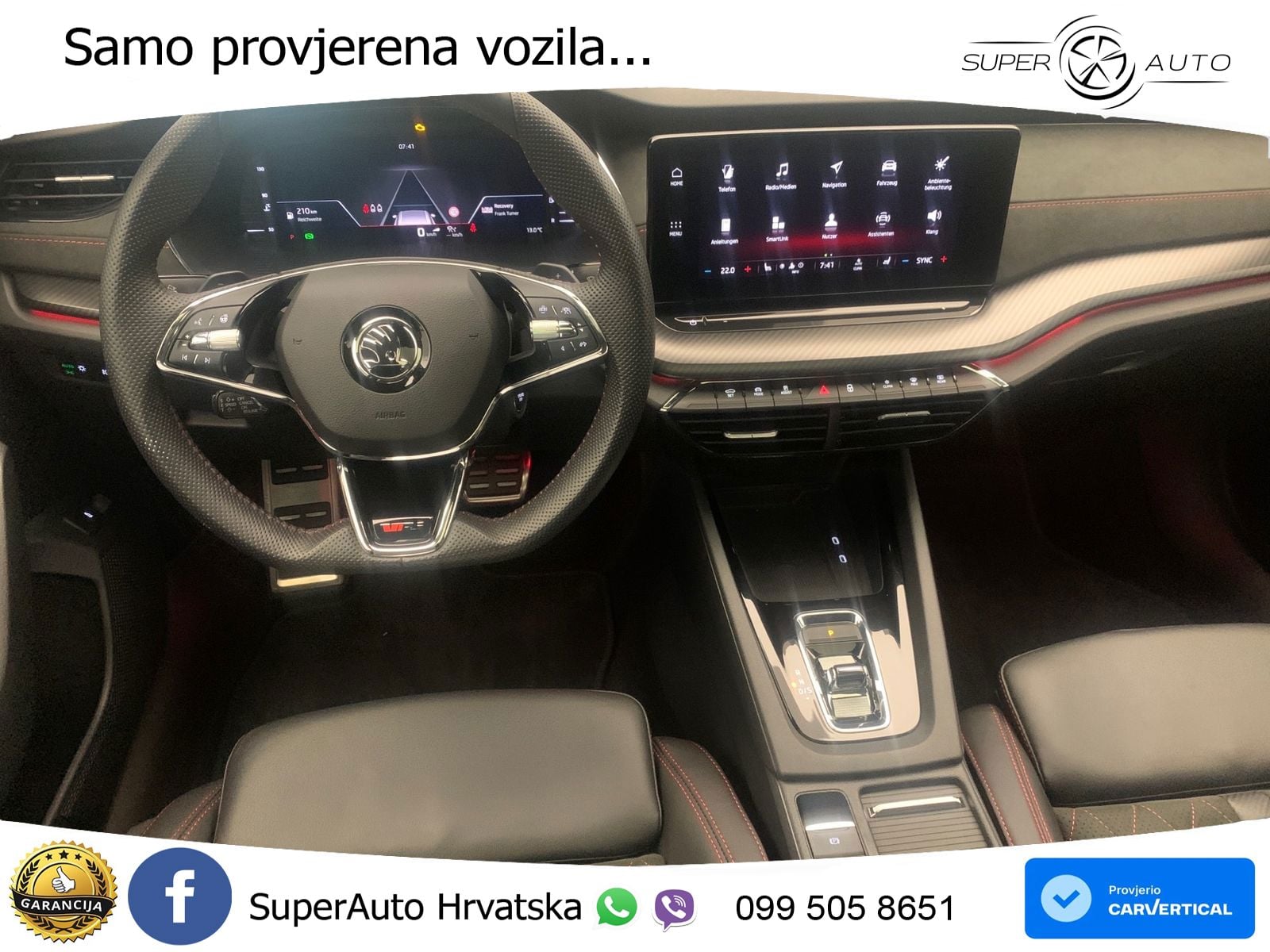 Škoda Octavia Combi RS 2.0 TSI (245 KS) DSG MATRIX+GR SJED+KAM