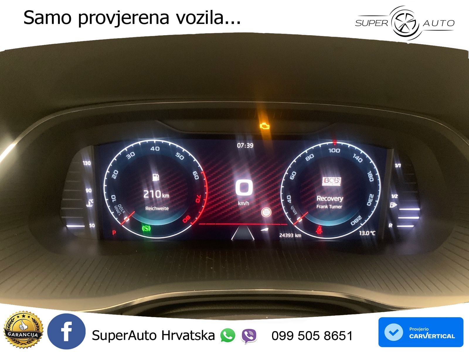 Škoda Octavia Combi RS 2.0 TSI (245 KS) DSG MATRIX+GR SJED+KAM