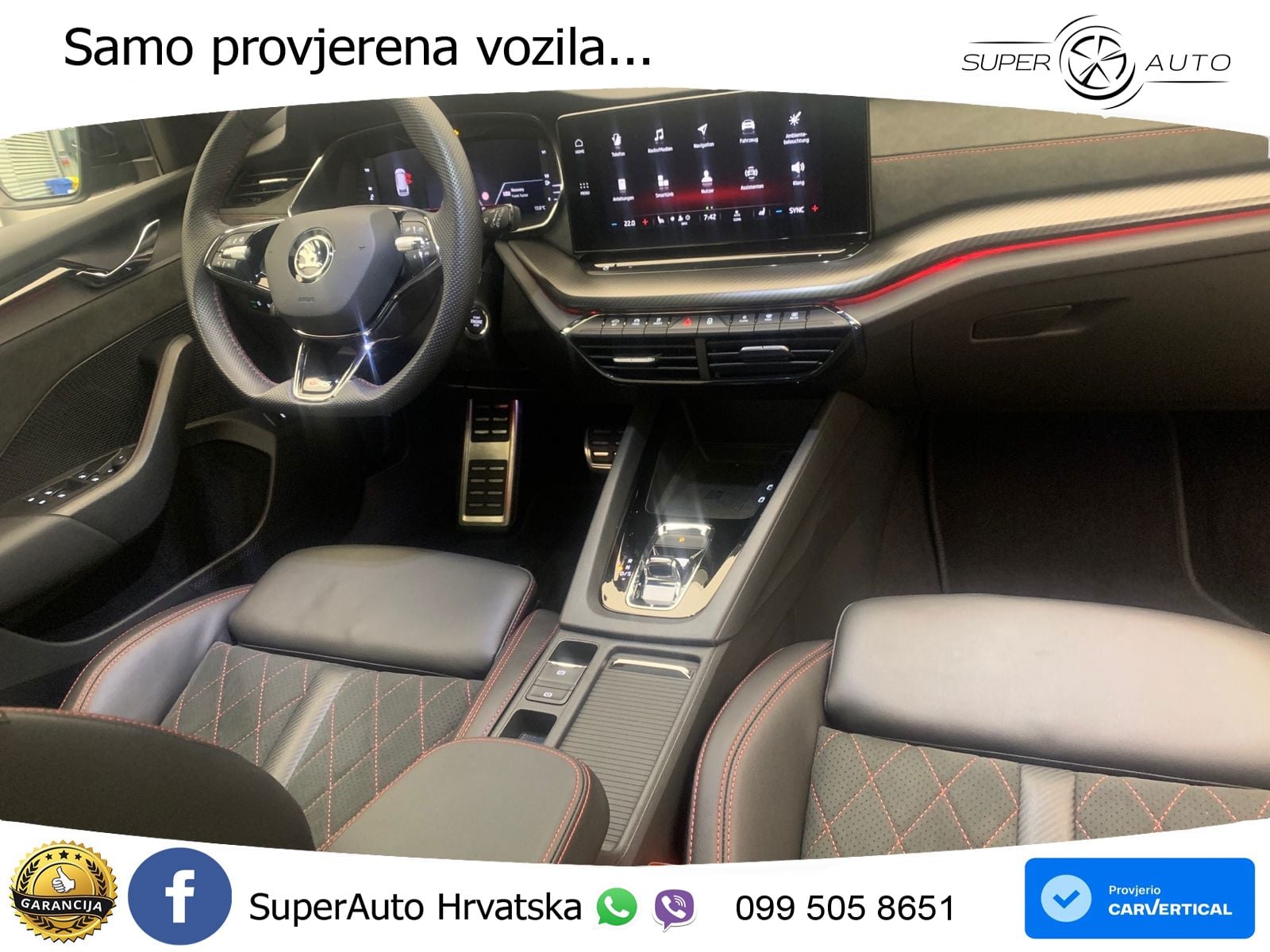 Škoda Octavia Combi RS 2.0 TSI (245 KS) DSG MATRIX+GR SJED+KAM