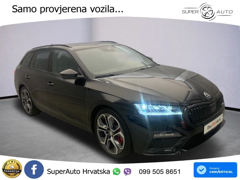 Škoda Octavia Combi RS 2.0 TSI (245 KS) DSG MATRIX+GR SJED+KAM