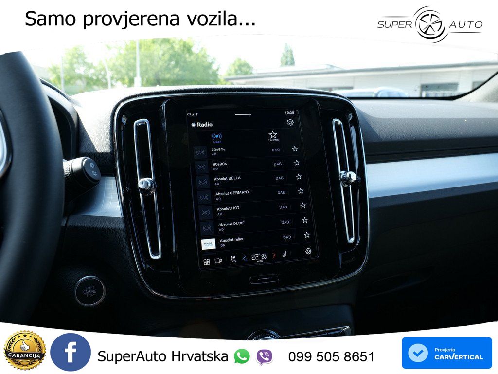 Volvo XC40 2.0 B4 197 KS Automatic LED+GR SJED+ACC