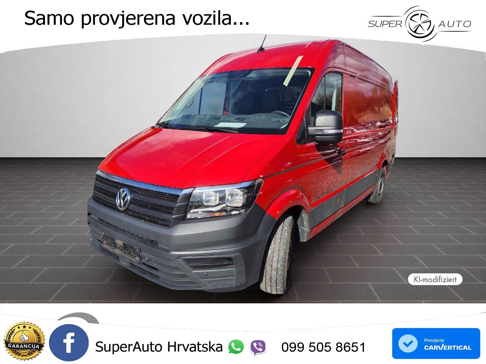 Volkswagen Crafter 2.0 TDI KASTEN MR KLIMA EPH RADIO 177 KS