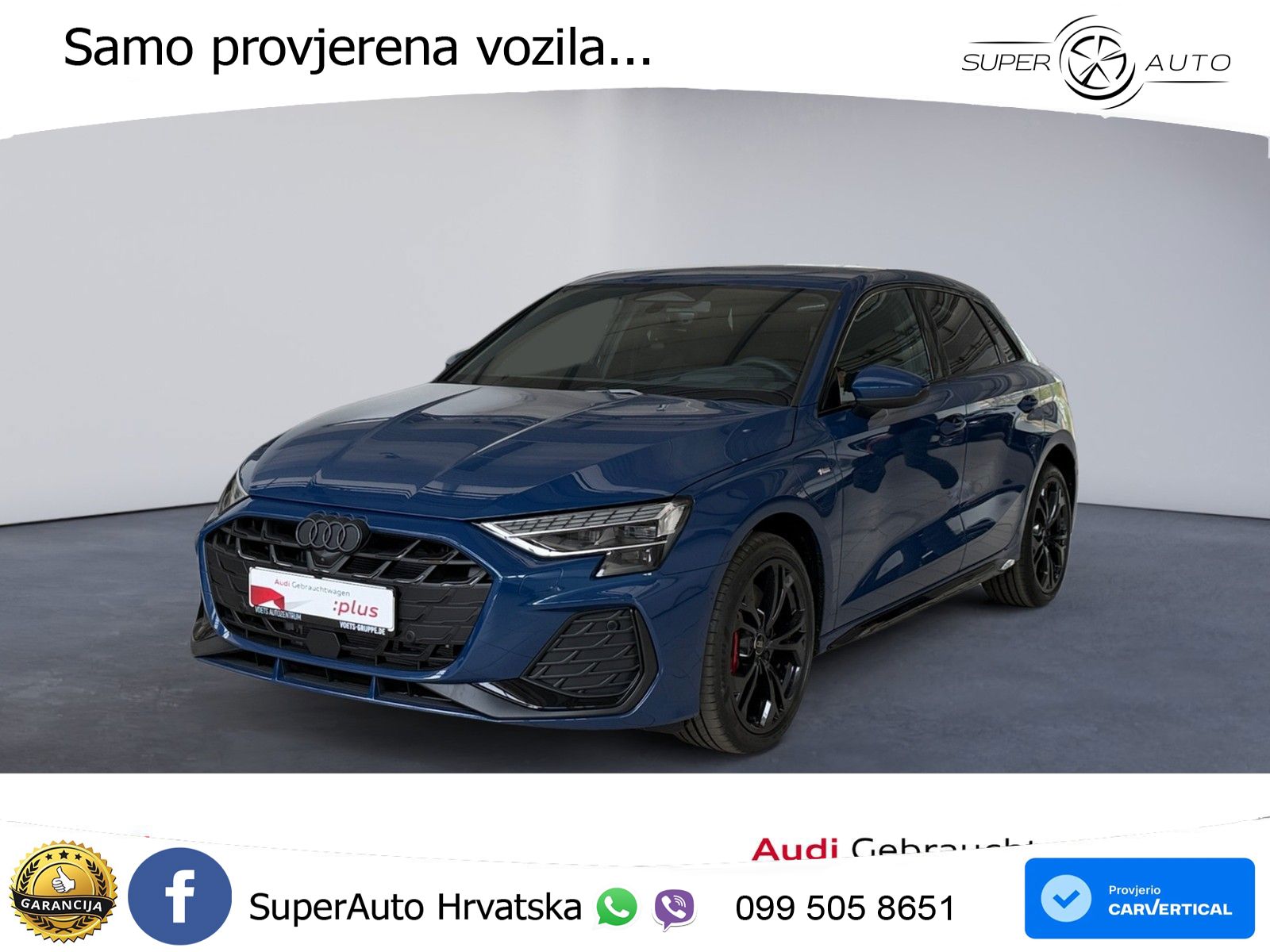 Audi A3 45 TFSIe (272 KS) S tronic S line MATRIX+GR SJED+KAM