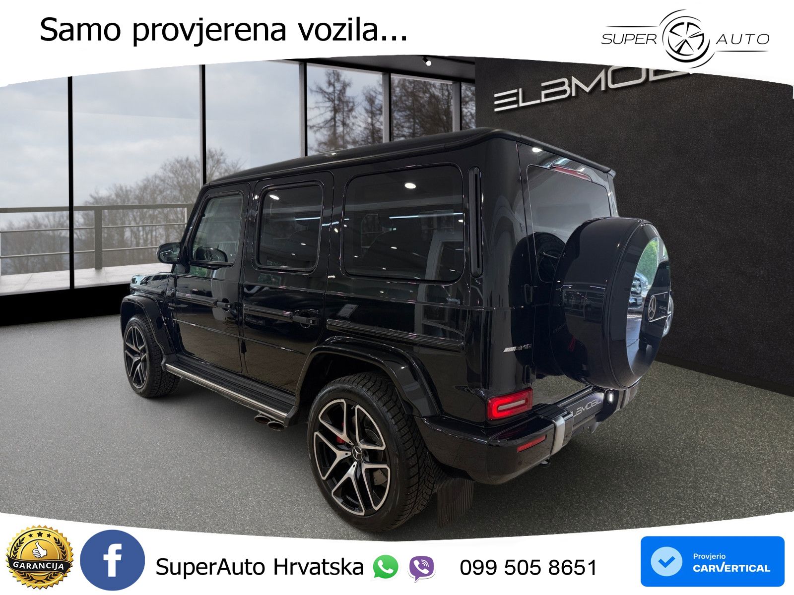 Mercedes AMG G 63 Long V8 (585 KS) 4MATIC 9G-TRONIC AMG SPEEDSHIFT PLUS Exclusive LED+GR SJED+ACC
