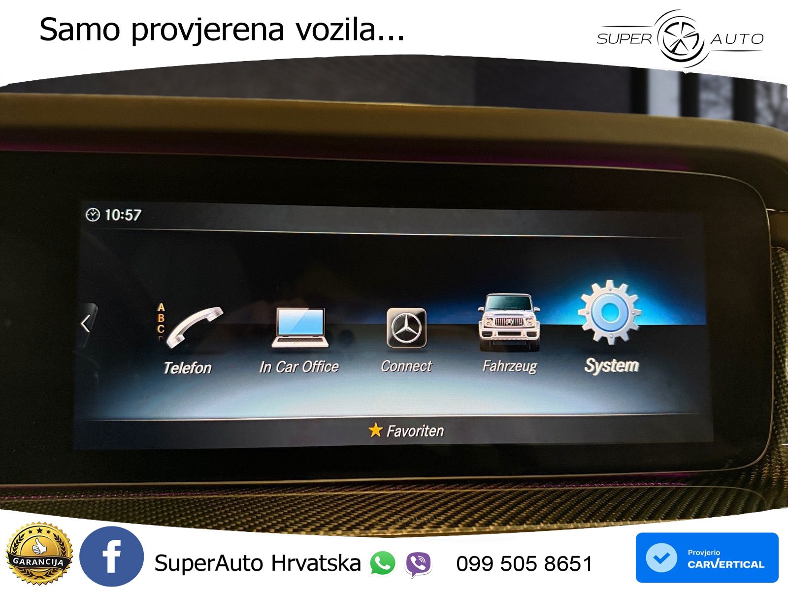 Mercedes AMG G 63 Long V8 (585 KS) 4MATIC 9G-TRONIC AMG SPEEDSHIFT PLUS Exclusive LED+GR SJED+ACC