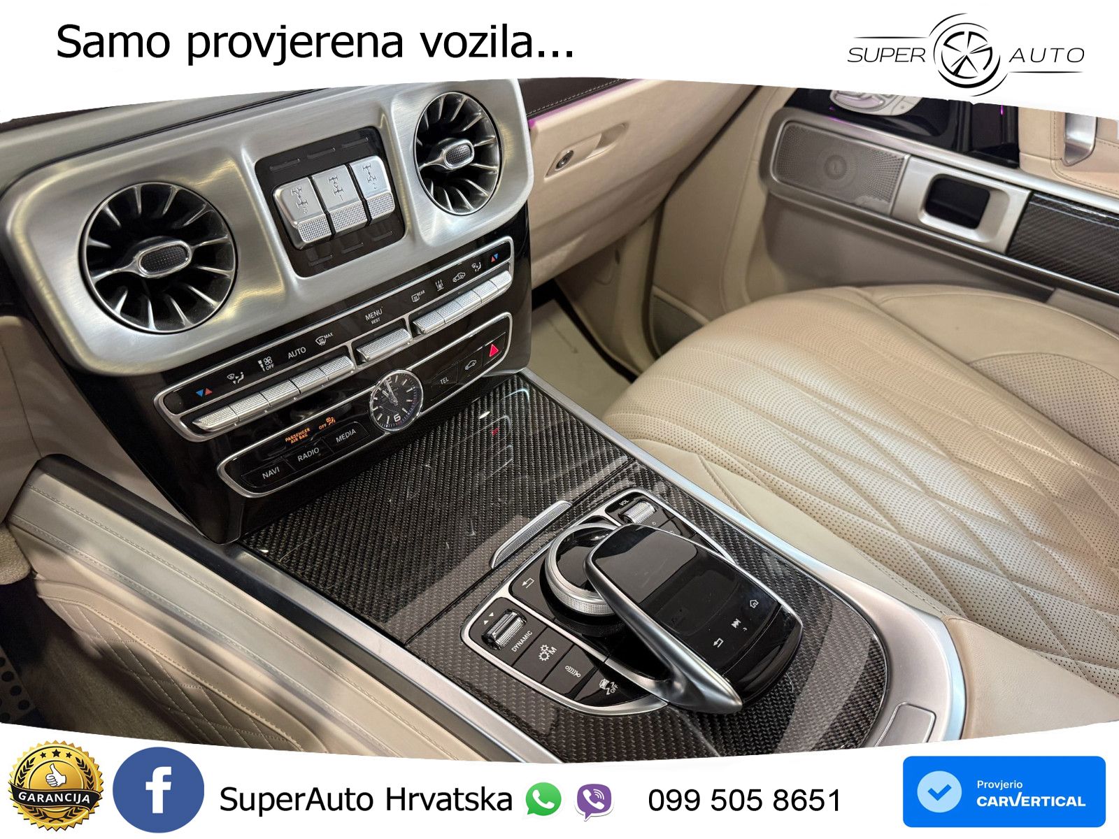 Mercedes AMG G 63 Long V8 (585 KS) 4MATIC 9G-TRONIC AMG SPEEDSHIFT PLUS Exclusive LED+GR SJED+ACC