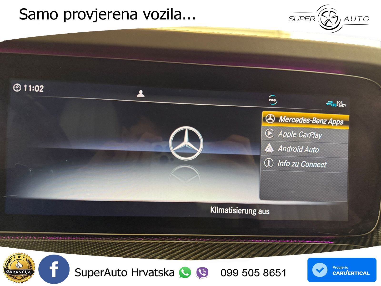 Mercedes AMG G 63 Long V8 (585 KS) 4MATIC 9G-TRONIC AMG SPEEDSHIFT PLUS Exclusive LED+GR SJED+ACC