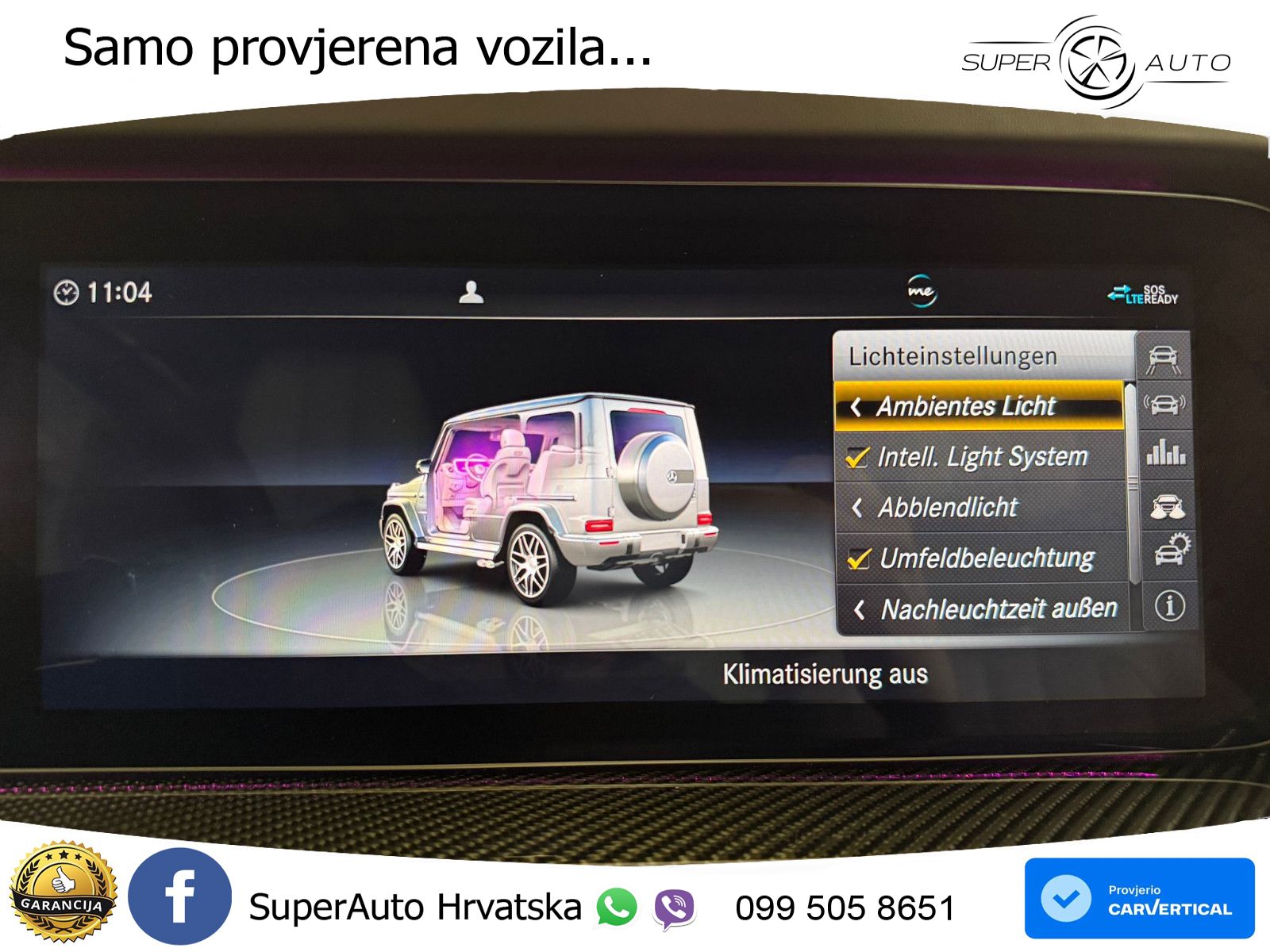 Mercedes AMG G 63 Long V8 (585 KS) 4MATIC 9G-TRONIC AMG SPEEDSHIFT PLUS Exclusive LED+GR SJED+ACC