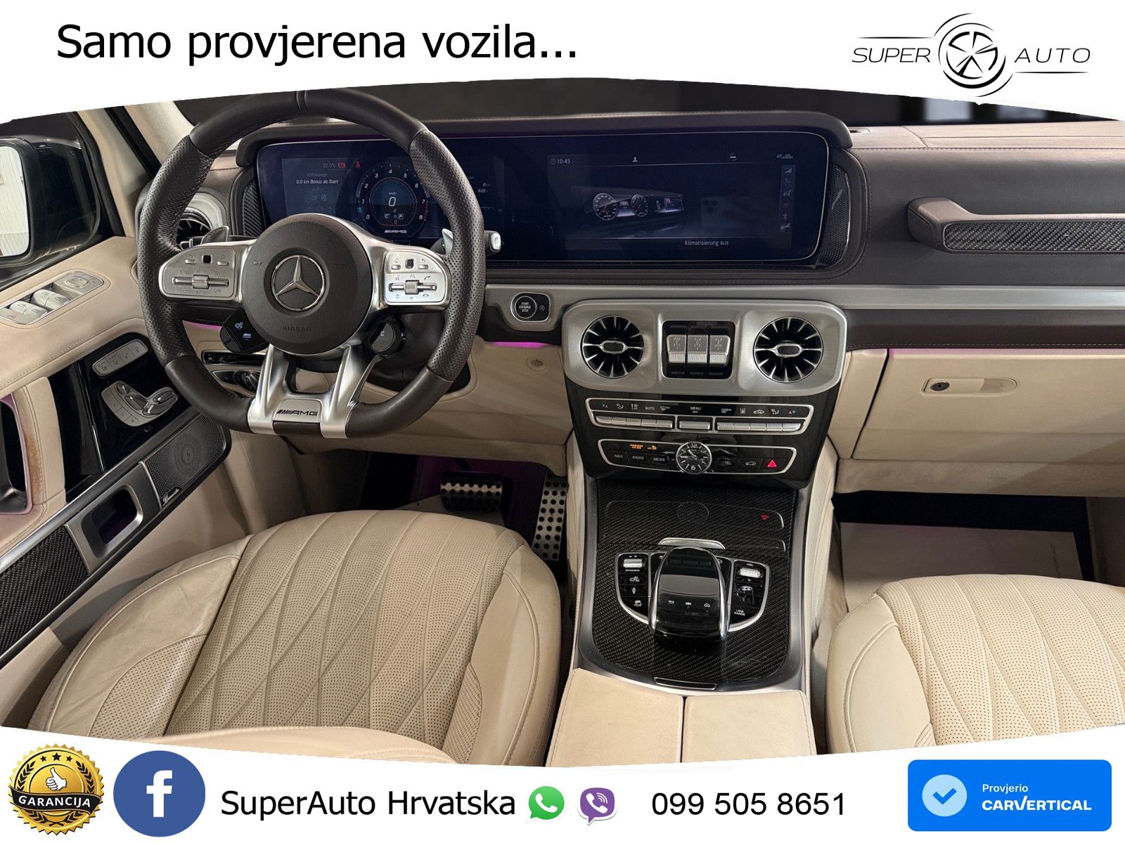 Mercedes AMG G 63 Long V8 (585 KS) 4MATIC 9G-TRONIC AMG SPEEDSHIFT PLUS Exclusive LED+GR SJED+ACC