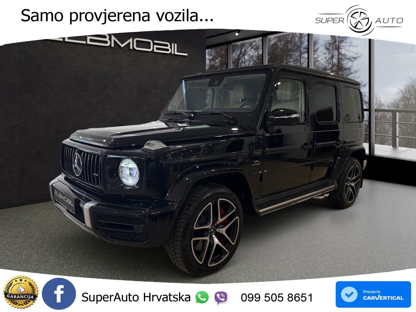 Mercedes AMG G 63 Long V8 (585 KS) 4MATIC 9G-TRONIC AMG SPEEDSHIFT PLUS Exclusive LED+GR SJED+ACC