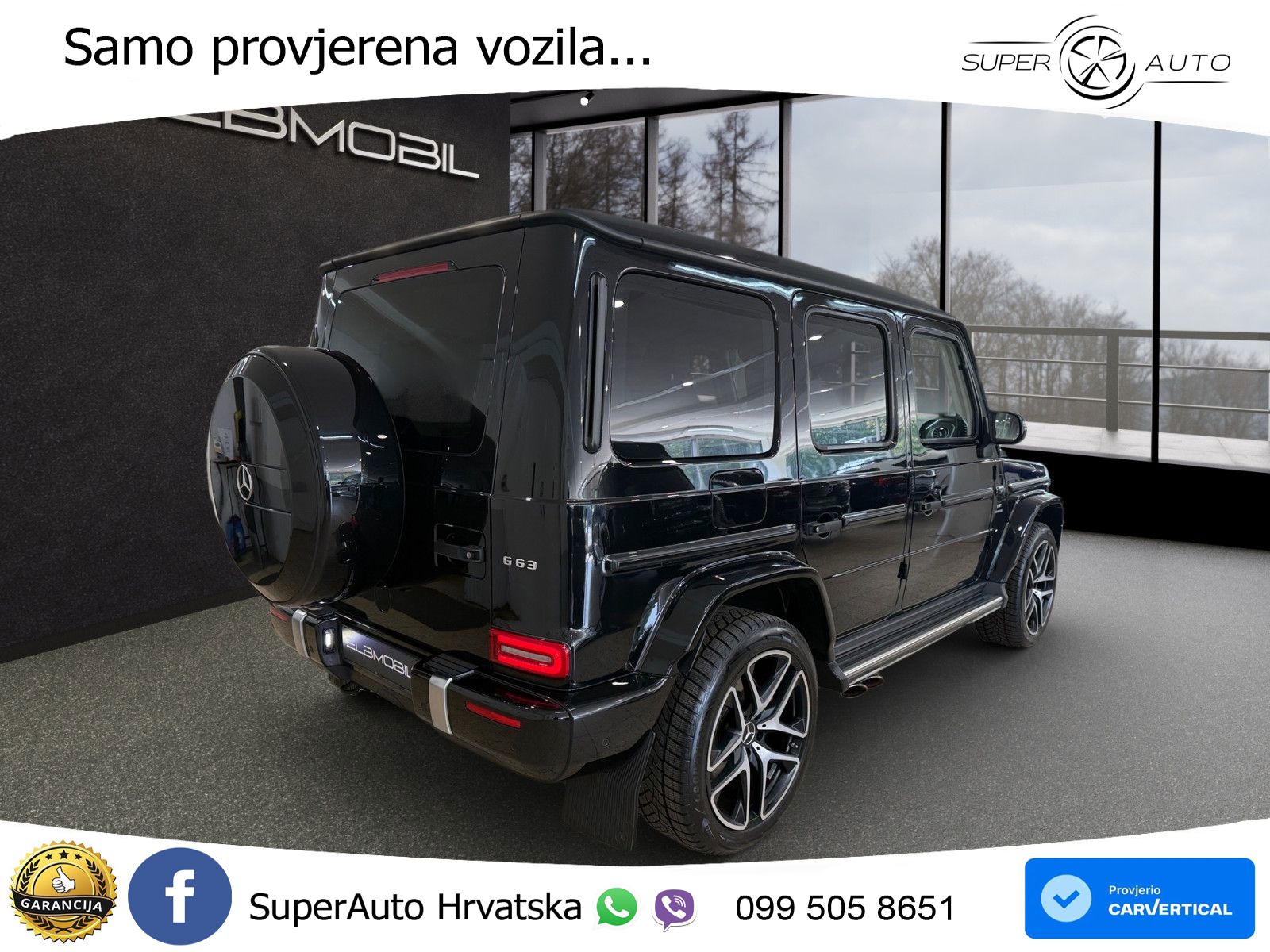 Mercedes AMG G 63 Long V8 (585 KS) 4MATIC 9G-TRONIC AMG SPEEDSHIFT PLUS Exclusive LED+GR SJED+ACC