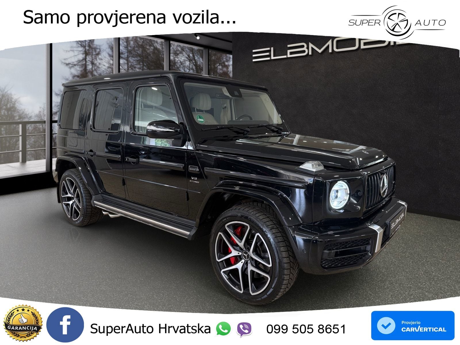 Mercedes AMG G 63 Long V8 (585 KS) 4MATIC 9G-TRONIC AMG SPEEDSHIFT PLUS Exclusive LED+GR SJED+ACC