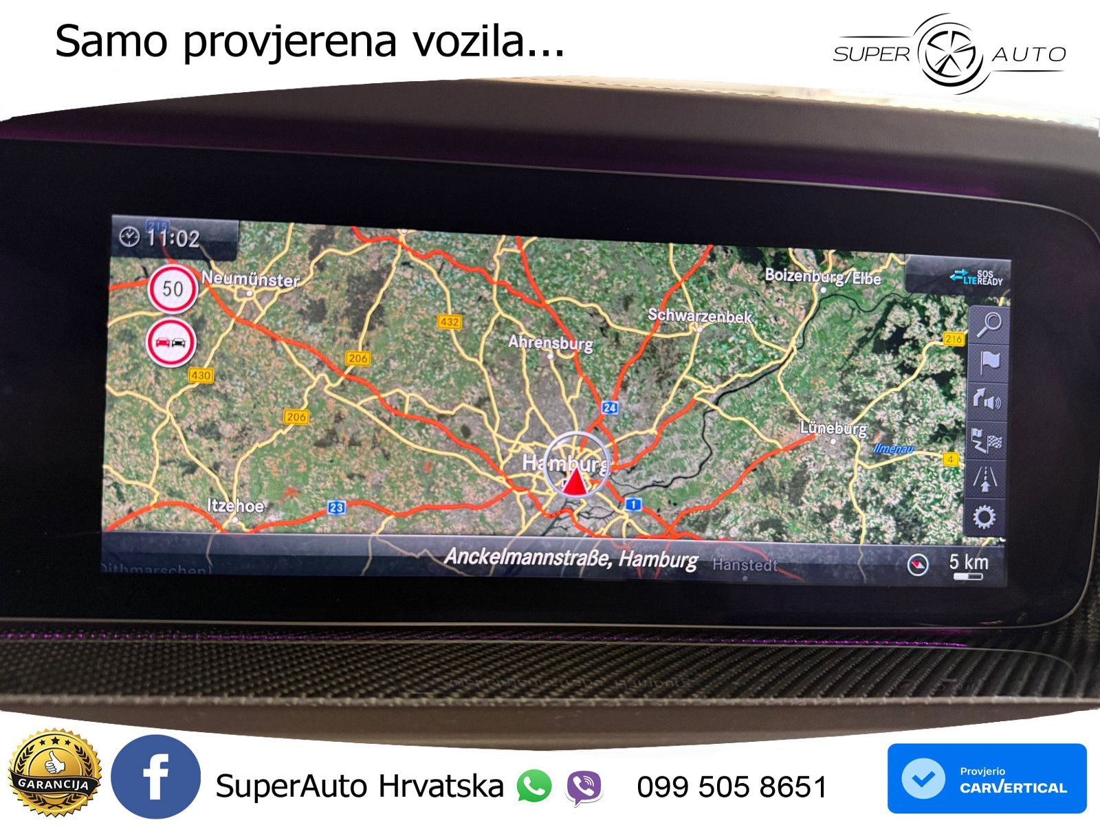 Mercedes AMG G 63 Long V8 (585 KS) 4MATIC 9G-TRONIC AMG SPEEDSHIFT PLUS Exclusive LED+GR SJED+ACC