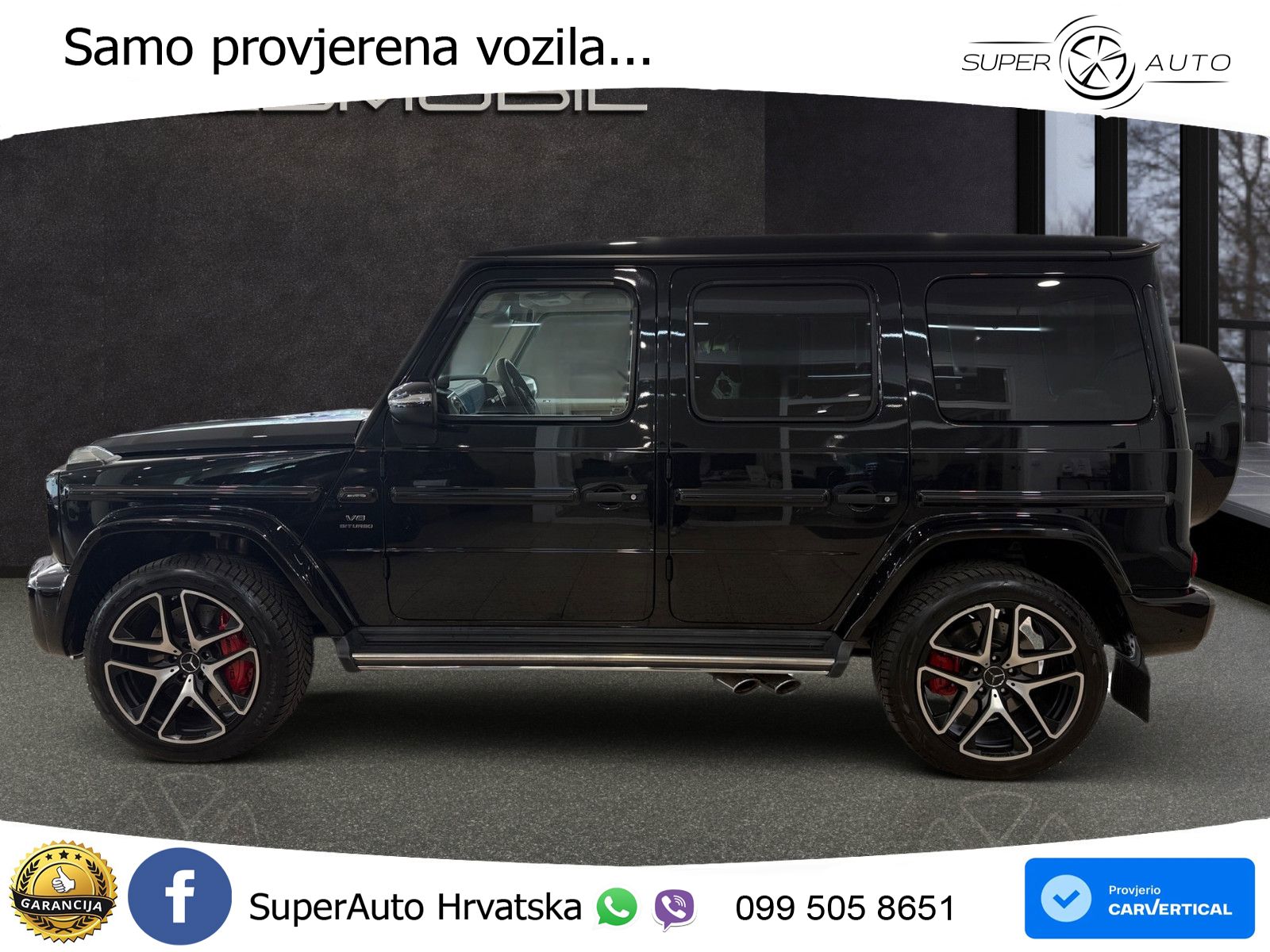 Mercedes AMG G 63 Long V8 (585 KS) 4MATIC 9G-TRONIC AMG SPEEDSHIFT PLUS Exclusive LED+GR SJED+ACC