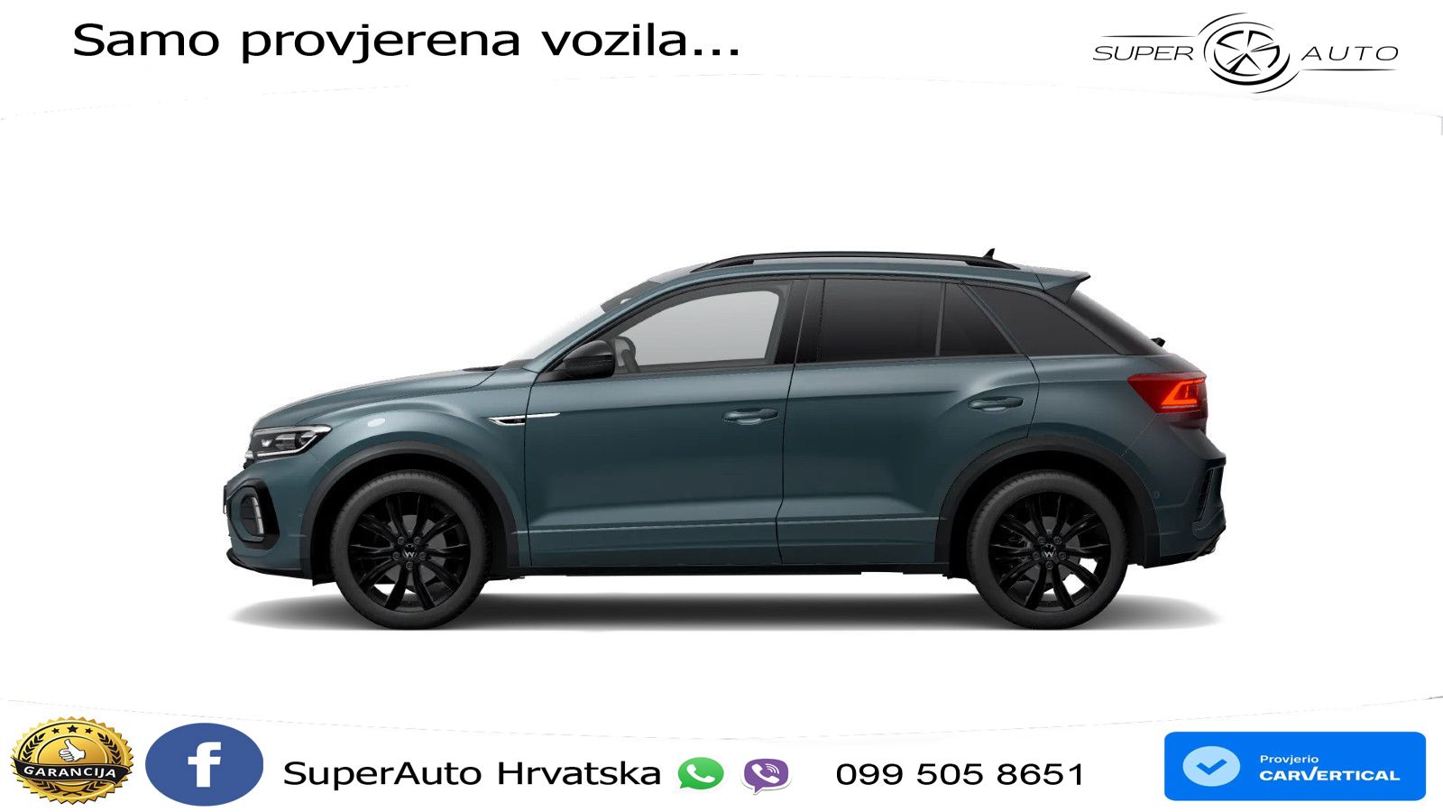 Volkswagen T-Roc 1.5 TSI (150 KS) DSG R-Line LED+GR SJED+ACC