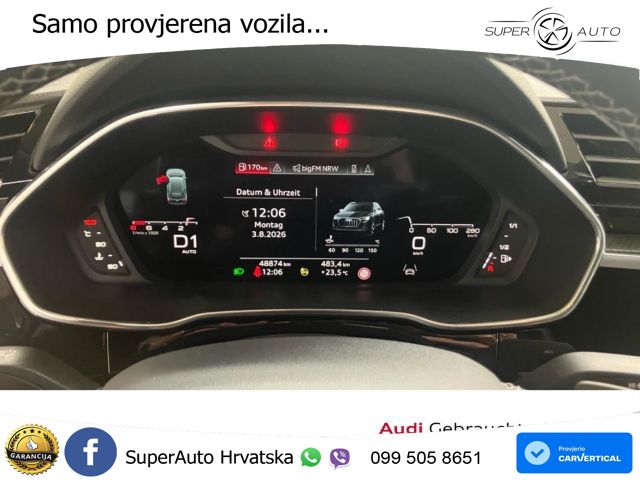 Audi Q3 45 TFSI (245 KS) quattro S tronic S line MATRIX+GR SJED+KAM