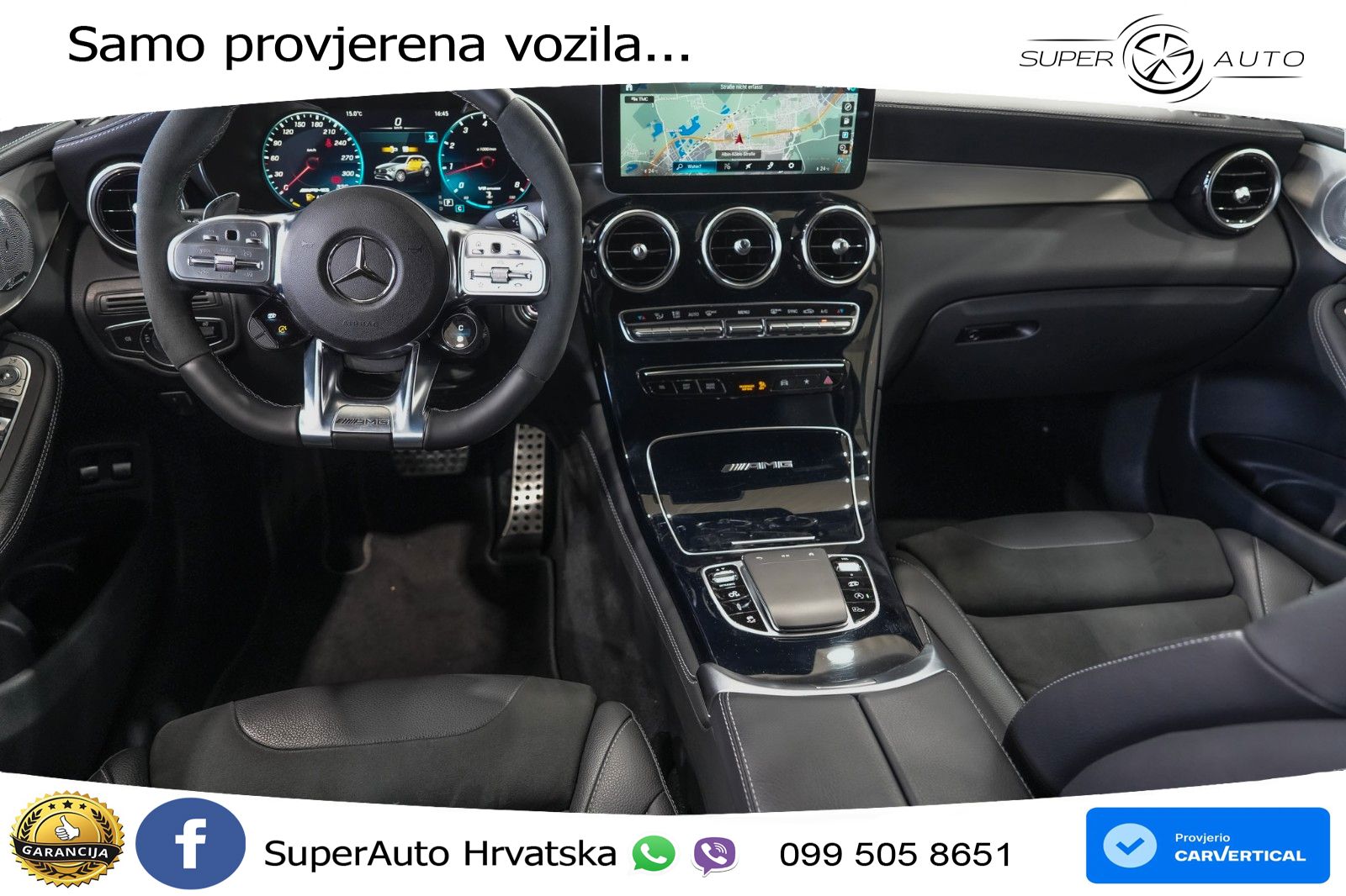 Mercedes AMG GLC 63 S V8 (510 KS) 4MATIC+ MCT LED+GR SJED+ACC