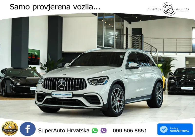 Mercedes AMG GLC 63 S V8 (510 KS) 4MATIC+ MCT LED+GR SJED+ACC