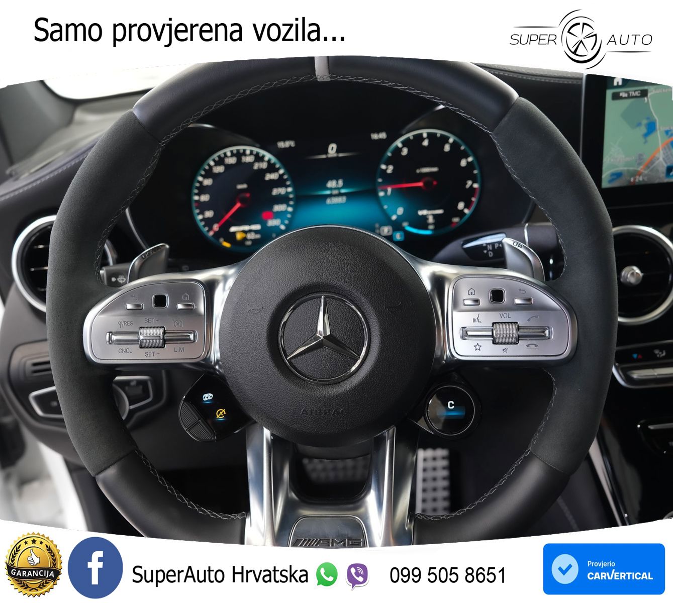 Mercedes AMG GLC 63 S V8 (510 KS) 4MATIC+ MCT LED+GR SJED+ACC