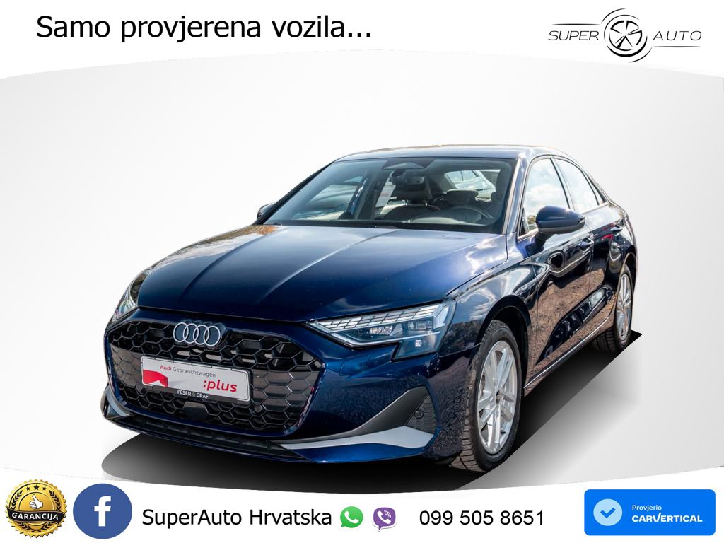 Audi A3 Limuzina 35 TFSI (150 KS) S tronic LED+GR SJED+ACC