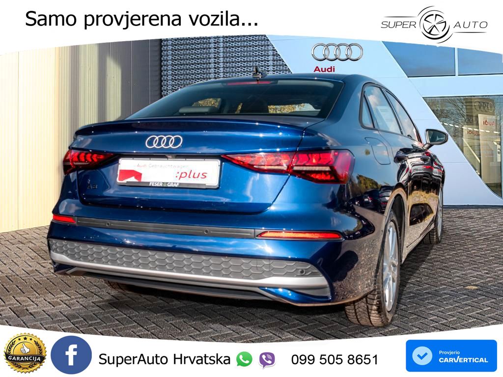 Audi A3 Limuzina 35 TFSI (150 KS) S tronic LED+GR SJED+ACC