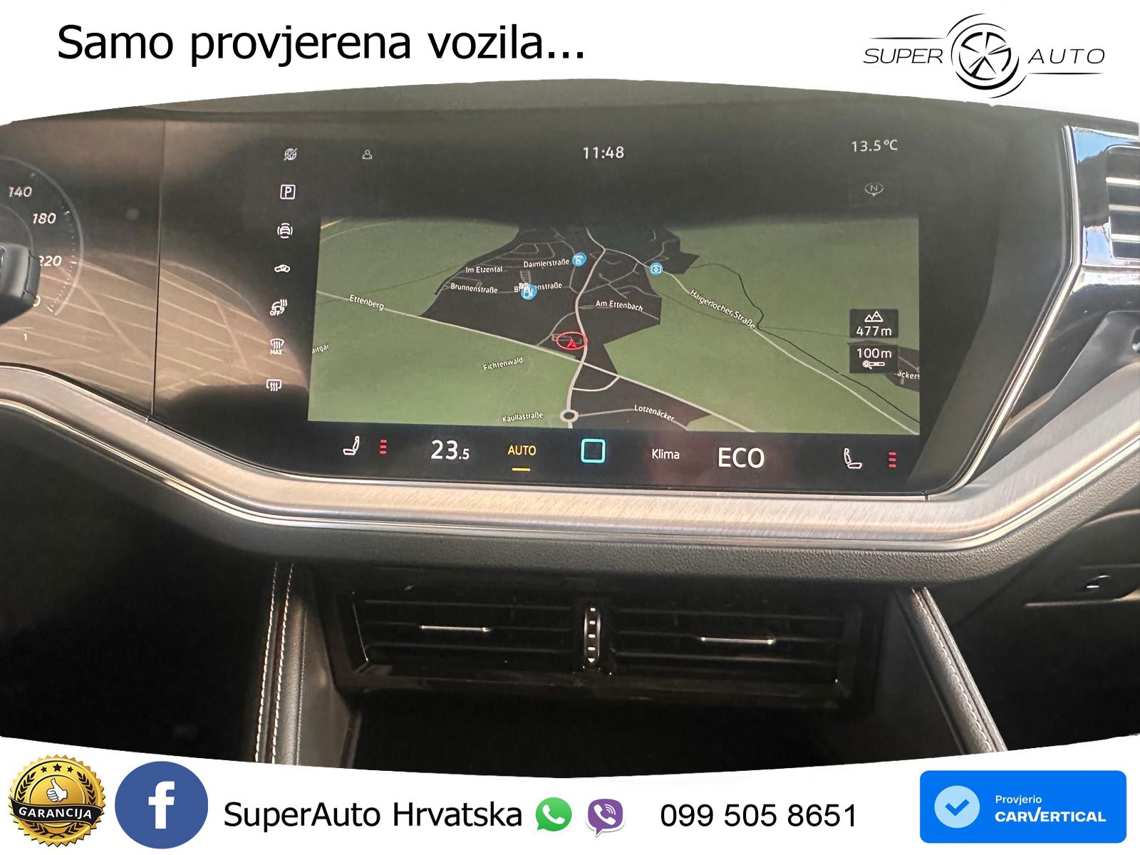 Volkswagen Touareg 3.0 V6 TDI (231 KS) 4MOTION Tiptronic ZRAČNI+ACC+GR SJED+KAM+PANO