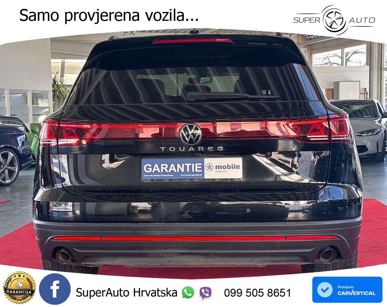 Volkswagen Touareg 3.0 V6 TDI (231 KS) 4MOTION Tiptronic ZRAČNI+ACC+GR SJED+KAM+PANO