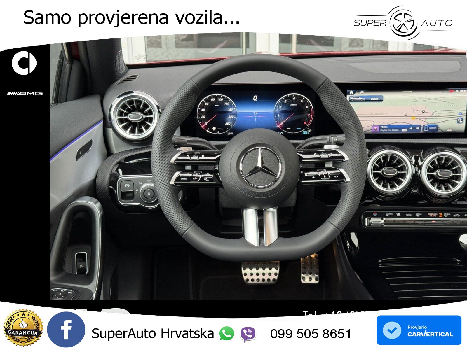 Mercedes-Benz A 200 7G-DCT AMG LED+GR SJED+ACC