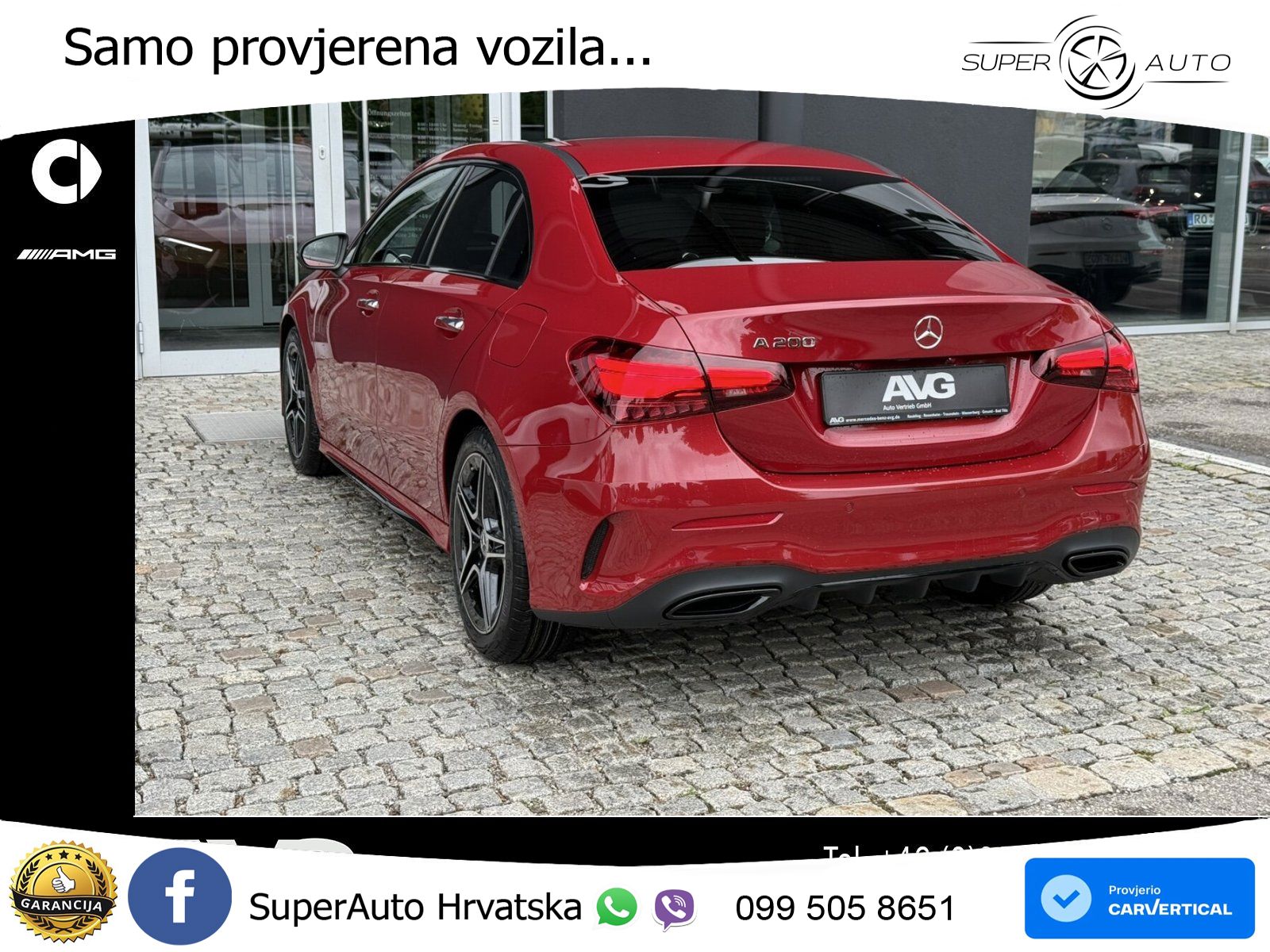 Mercedes-Benz A 200 7G-DCT AMG LED+GR SJED+ACC