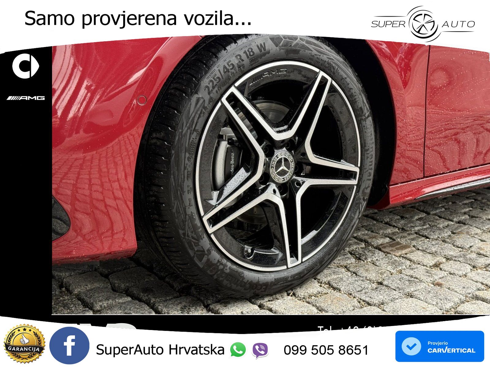 Mercedes-Benz A 200 7G-DCT AMG LED+GR SJED+ACC
