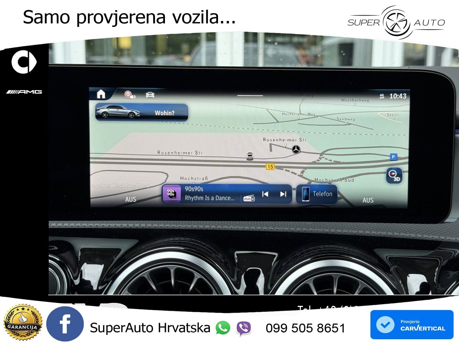 Mercedes-Benz A 200 7G-DCT AMG LED+GR SJED+ACC