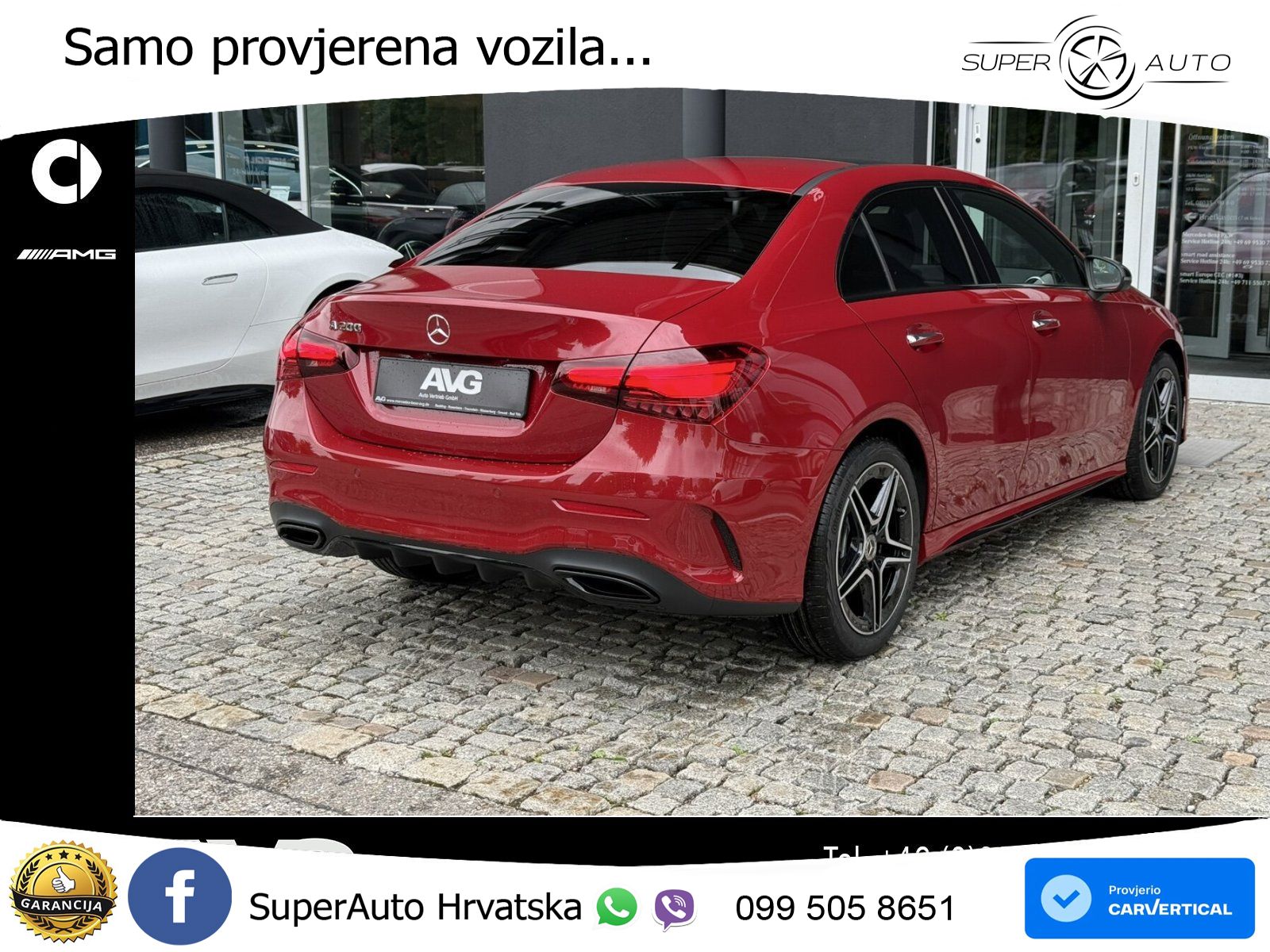 Mercedes-Benz A 200 7G-DCT AMG LED+GR SJED+ACC
