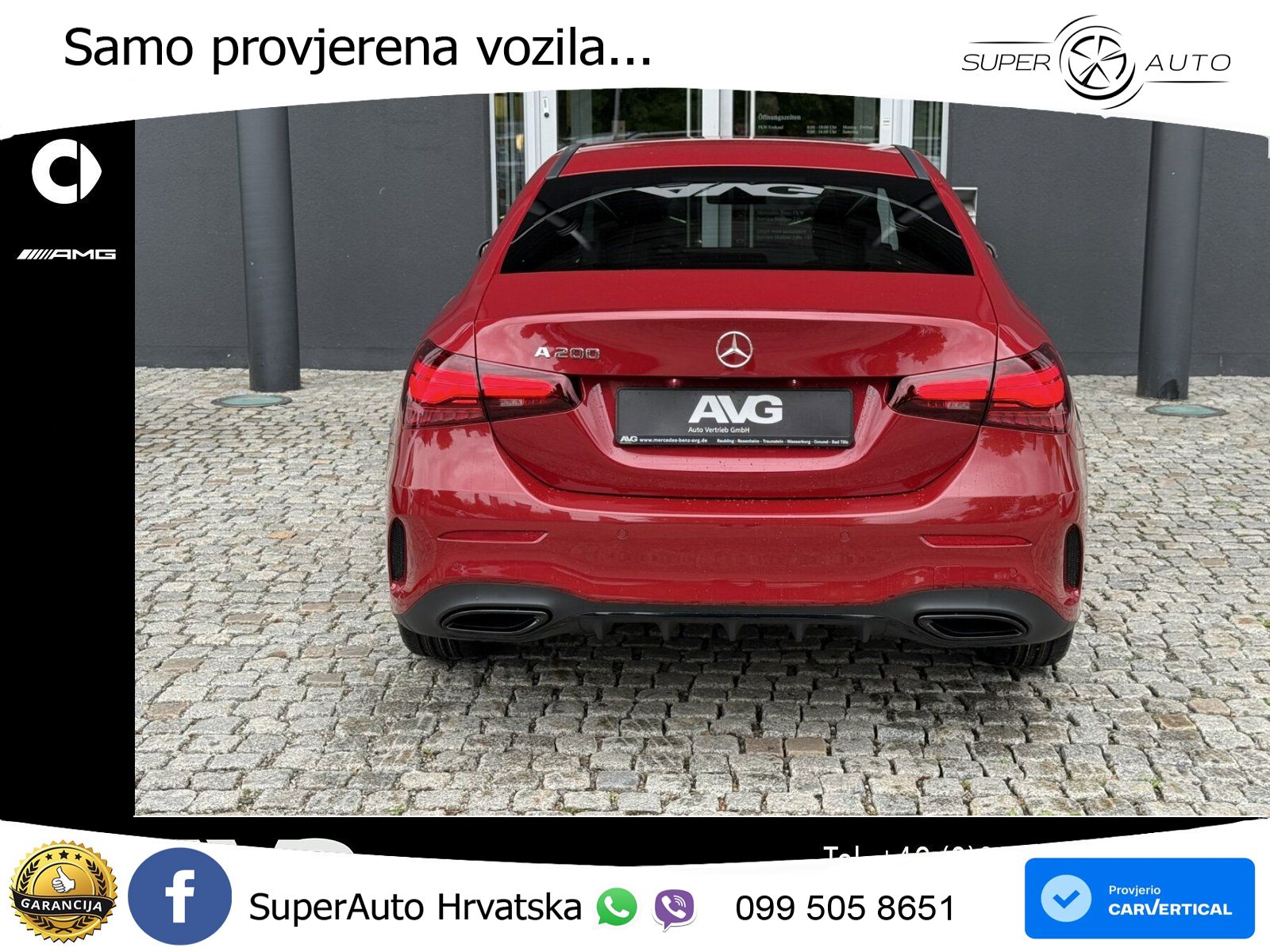 Mercedes-Benz A 200 7G-DCT AMG LED+GR SJED+ACC