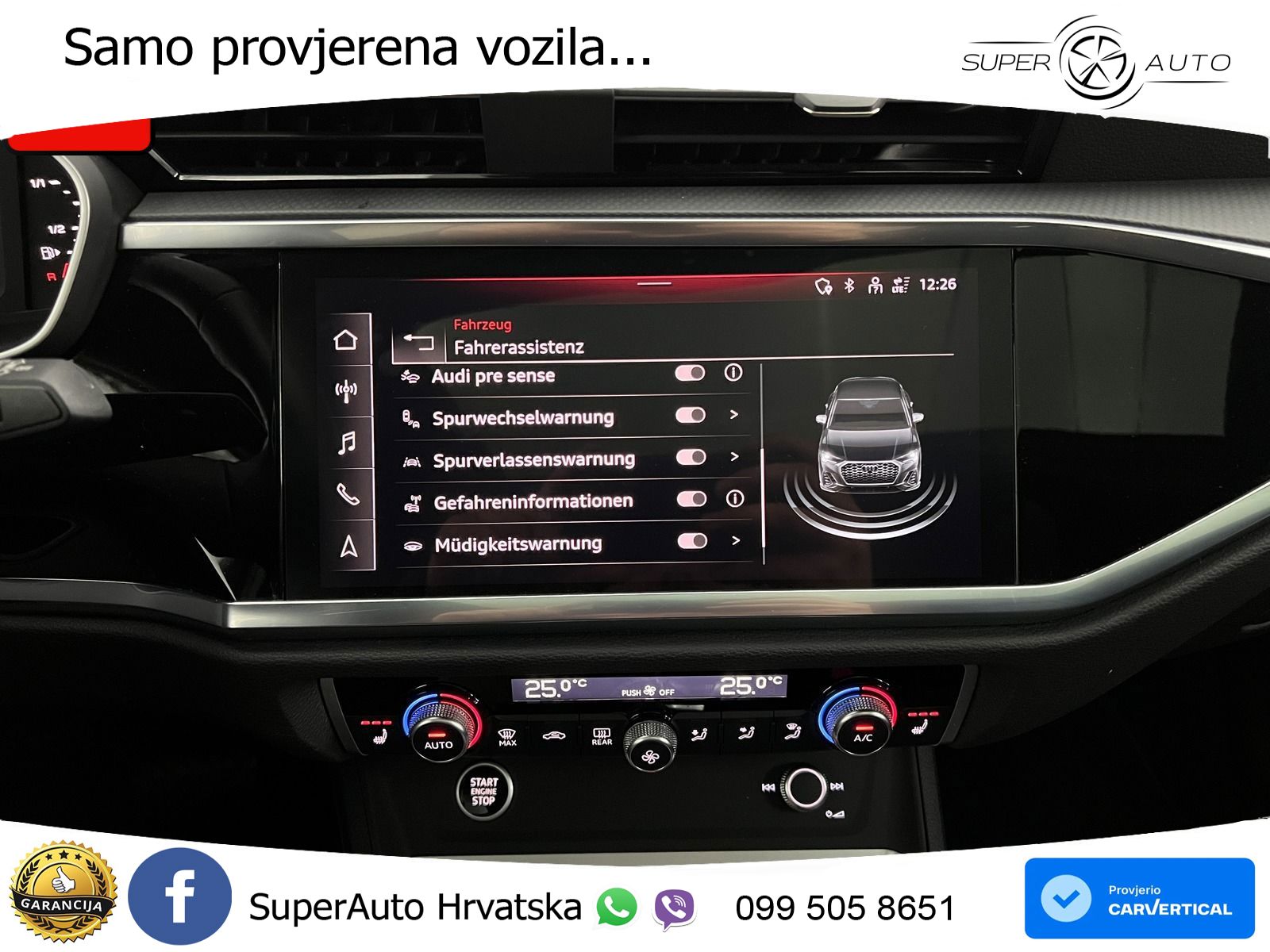 Audi Q3 Sportback 40 TFSI (190 KS) quattro S tronic S line LED+GR SJED+ACC