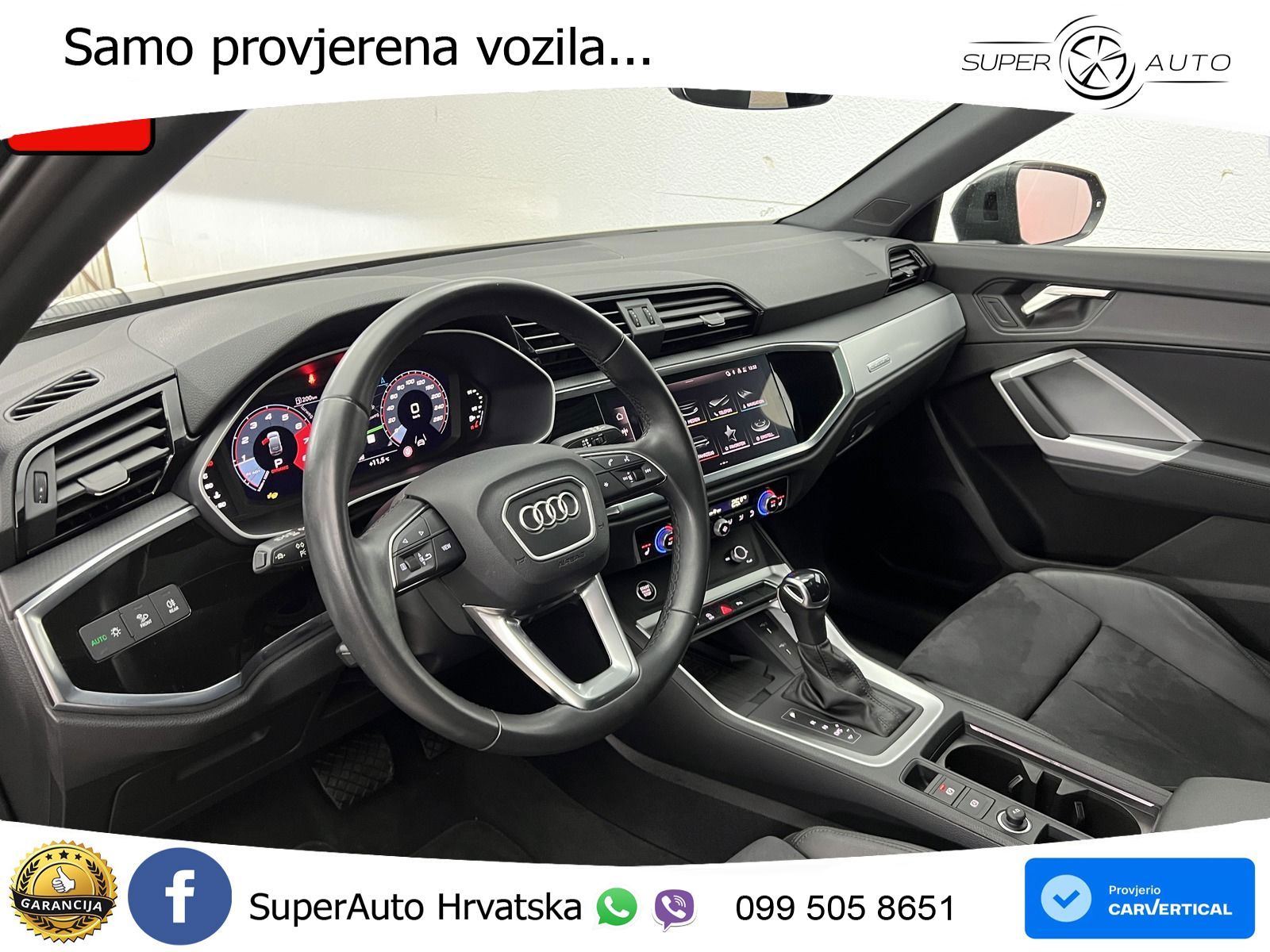 Audi Q3 Sportback 40 TFSI (190 KS) quattro S tronic S line LED+GR SJED+ACC