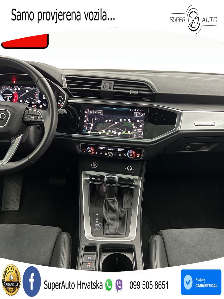Audi Q3 Sportback 40 TFSI (190 KS) quattro S tronic S line LED+GR SJED+ACC
