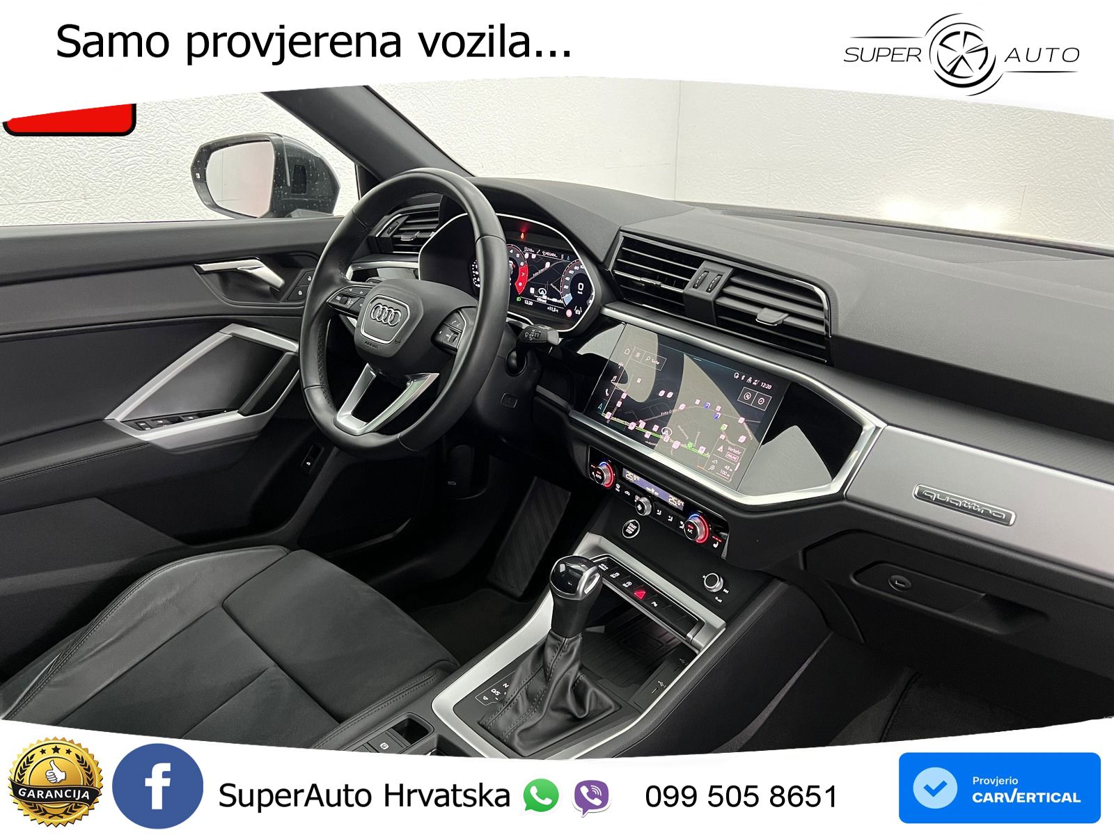 Audi Q3 Sportback 40 TFSI (190 KS) quattro S tronic S line LED+GR SJED+ACC